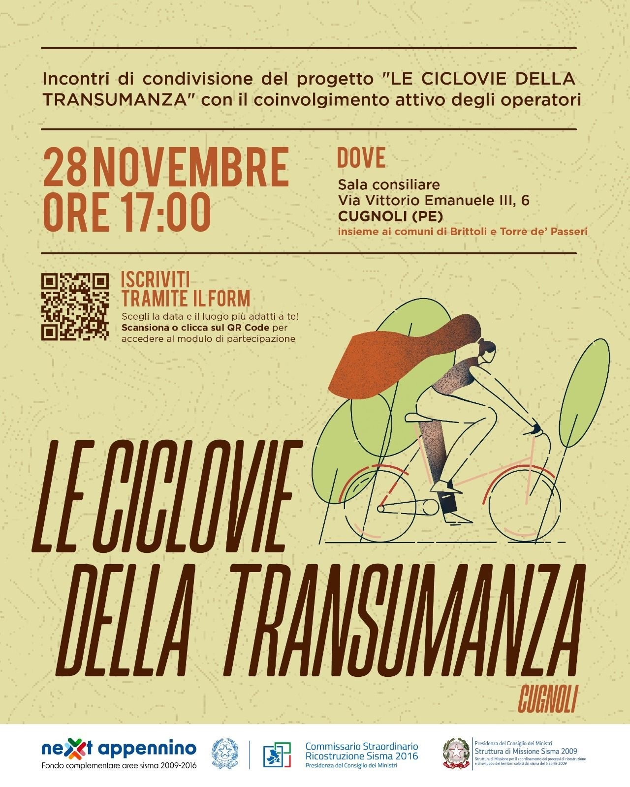 Le Ciclovie della Transumanza - incontro 28 novembre 2024